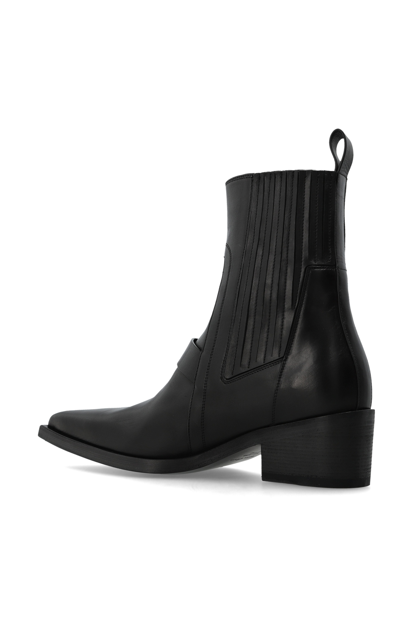 Rick Owens Leather ankle boots 'Pointed Sliver' | Men's | Vitkac